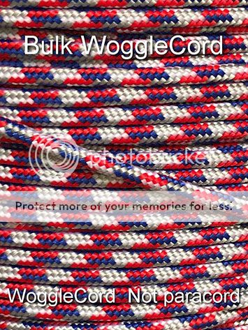 Eagle Cord Red, White, Blue & Silver Cord 50FT