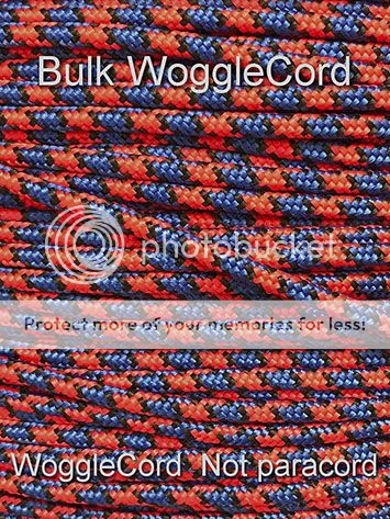 NYLT Red, Blue & Black Colors Cord 50FT.