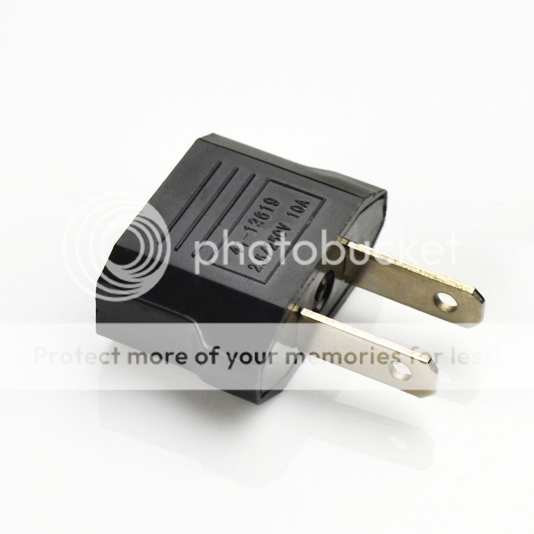 EU Zu USA Reiseadapter - Schuko Stecker Auf US/Kanada Steckdose (1 Stück, 1600W)