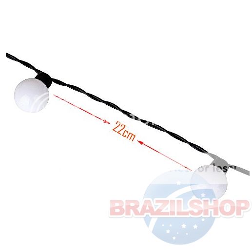 20 bolas de led ideal para fazer letras iniciais de nomes dos namorados