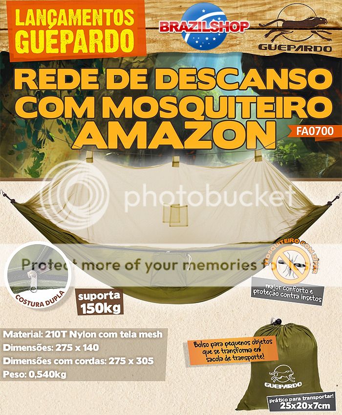 Rede Tatica de Descanso Com Tela Mesh de Proteção Mosquiteira Ideal Para Camping Caça Pesca Turismo de Caminhada Cicloturismo Trecking Biking Amantes da Natureza Obervação de Pássaros Caminho Da Fé Santiago de Compostela Machu Pichu Deserto do Saara Deserto de Mojave e muitos outros locais onde uma rede seja necessária para um descanso rápido ou para passar uma ou várias noites Rede Amazon Guepardo é muito mais qualidade em suas aventuras