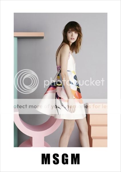 MSGM SS15 campaign