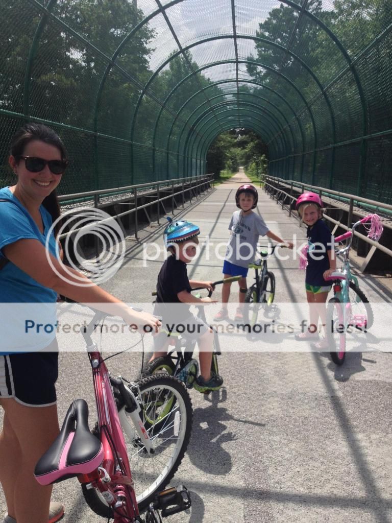 riding bikes