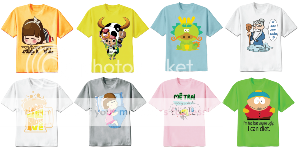 Áo thun thời trang độc đáo không đụng hàng